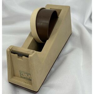 Vintage Heavy-Duty Scotch 3M C-25 Weighted Tape Dispenser - Model 28000 retro